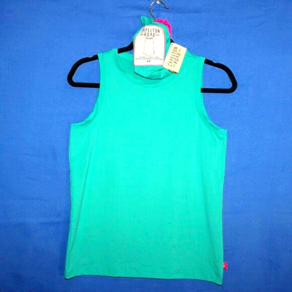 Capelton Road Lounge Tank Top Teal NWT S